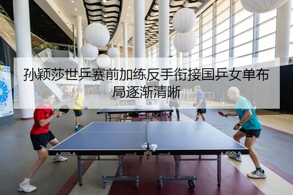 孙颖莎世乒赛前加练反手衔接国乒女单布局逐渐清晰